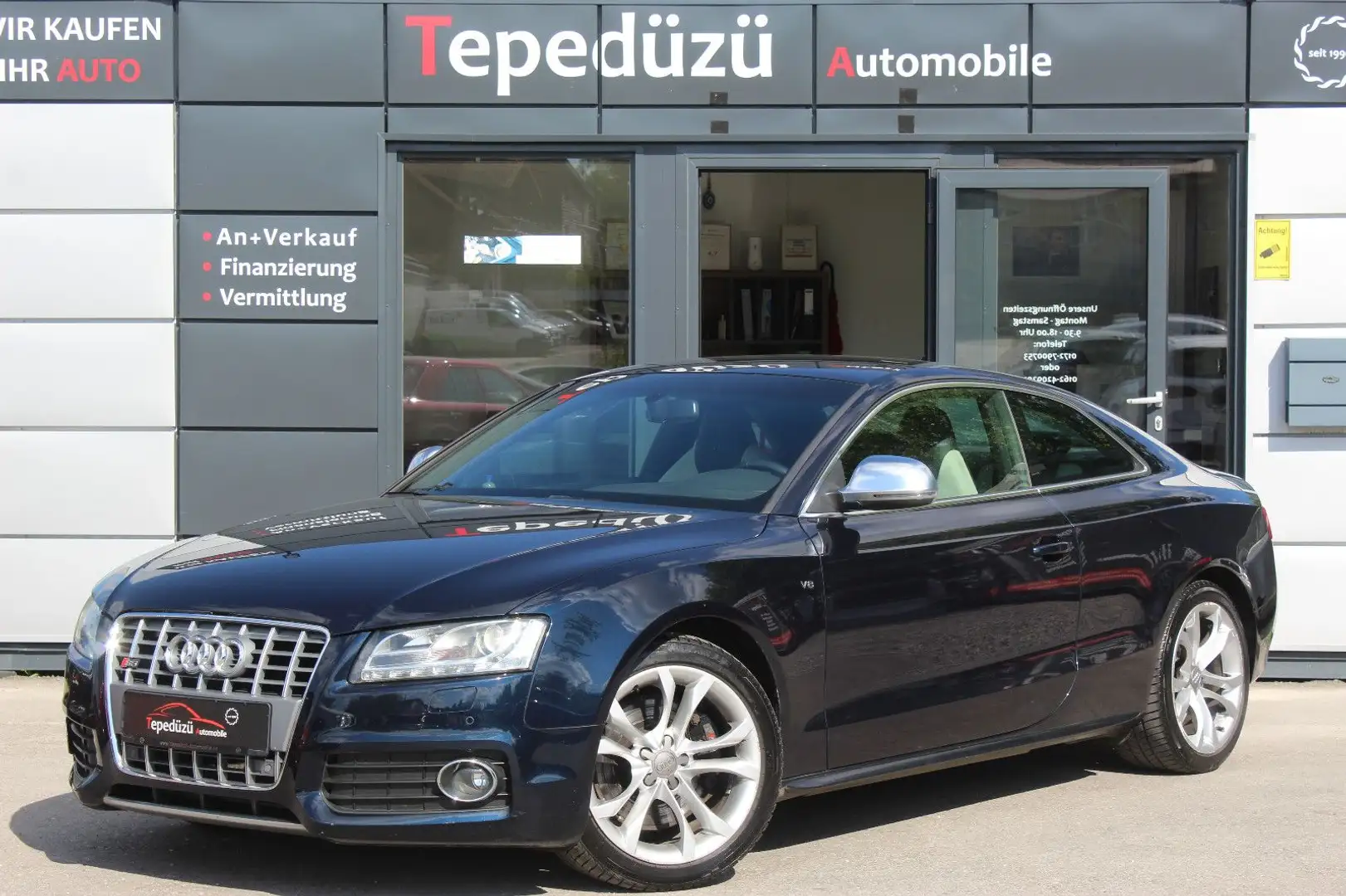 Audi S5 Coupe 4.2 FSI quattro V8*RS SITZE*SCHALTER* Blauw - 1