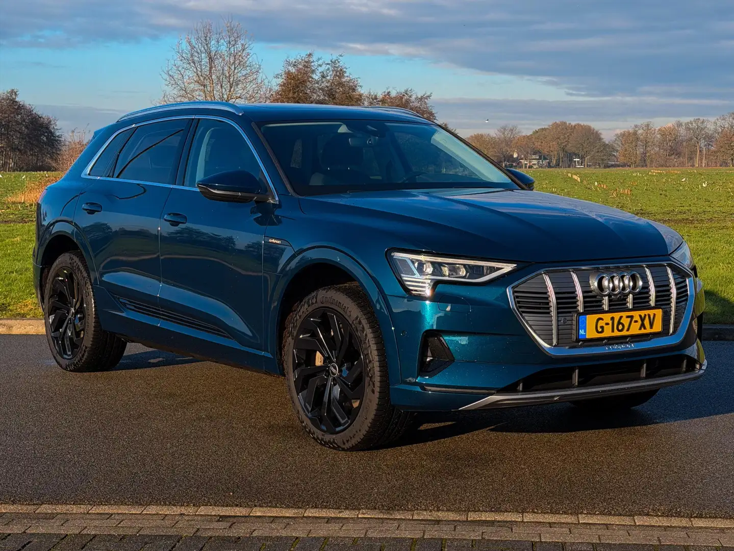 Audi e-tron e-tron 50 launch Blue - 1