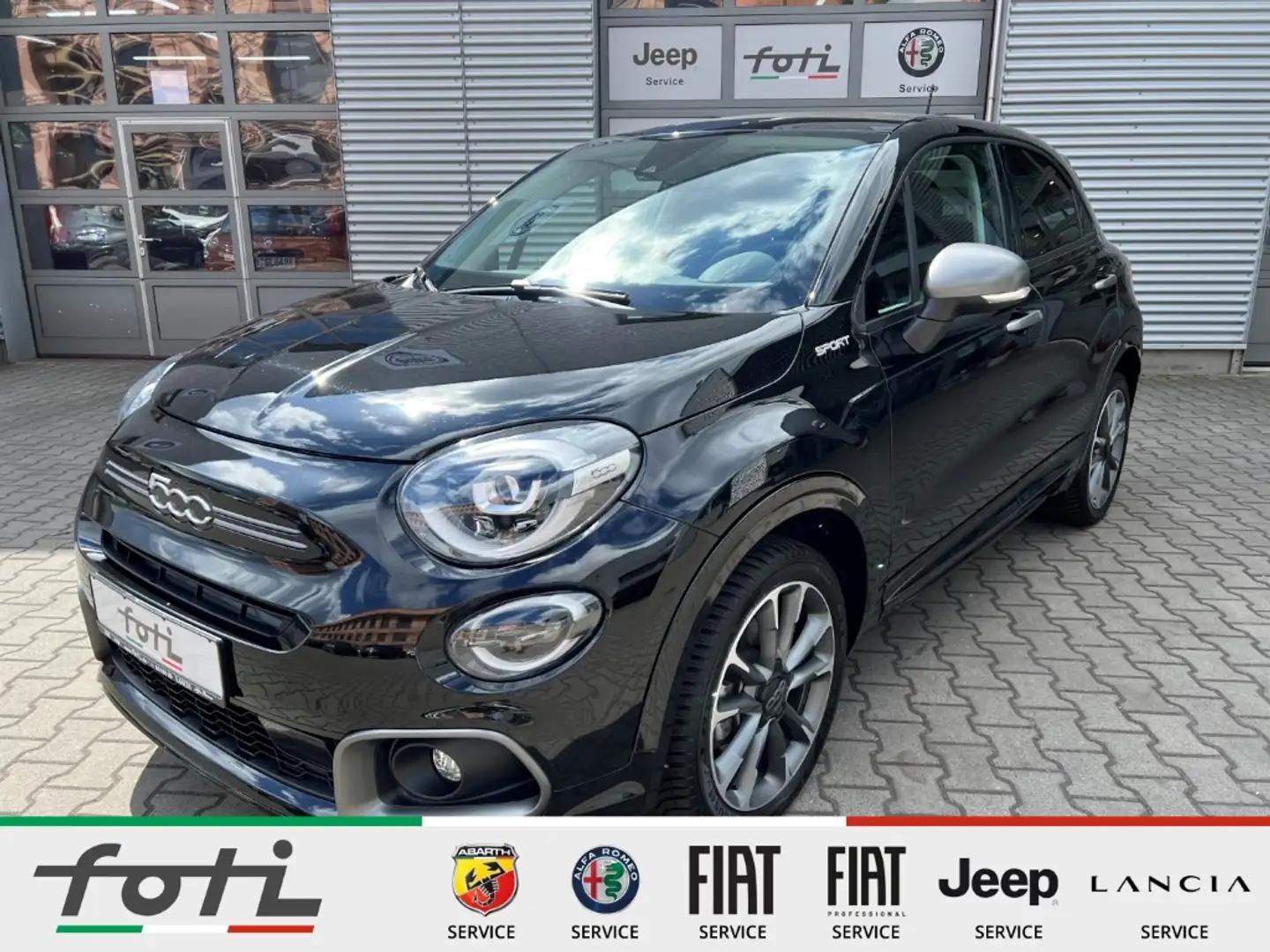 Fiat 500X Dolcevita Sport 1.5 GSE 130PS Automatik Zwart - 2