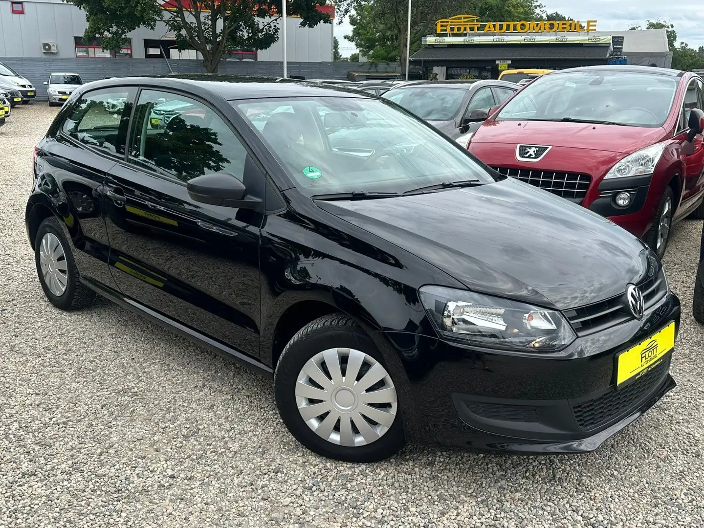 Volkswagen Polo 1.2*Klima*1.HAND*TÜV+SERVICE NEU Schwarz - 1