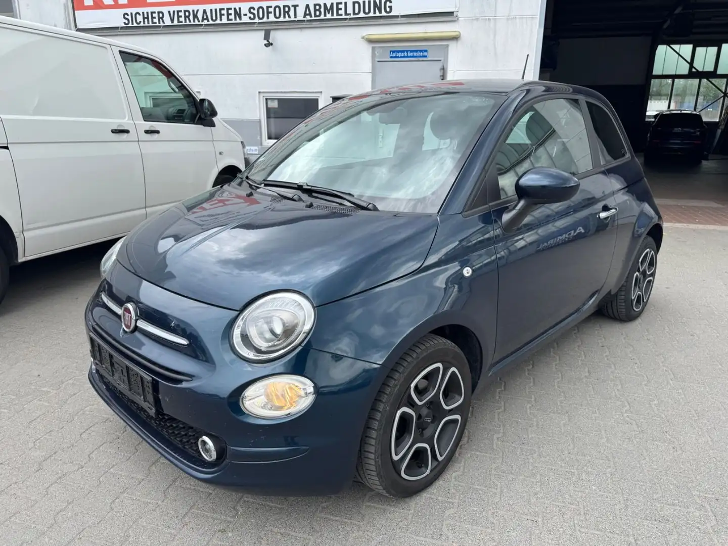 Fiat 500 Club 1.0 M-Hybrid Klimaautomatik-Leder MFL- Blau - 1