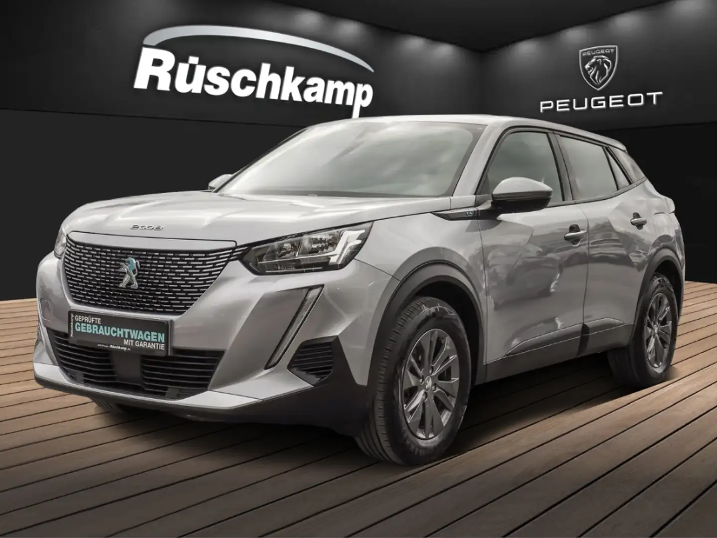 Peugeot 2008 Active Klimaauto LED PDC Alu Allwetter Grau - 1