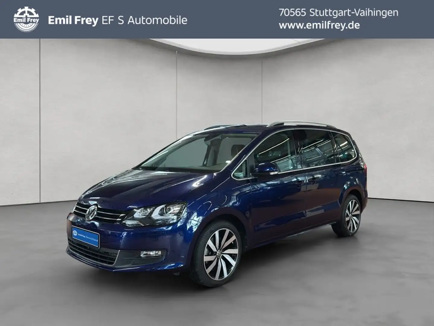 Volkswagen Sharan 2.0 TDI DSG Comfortline Blauw - 1