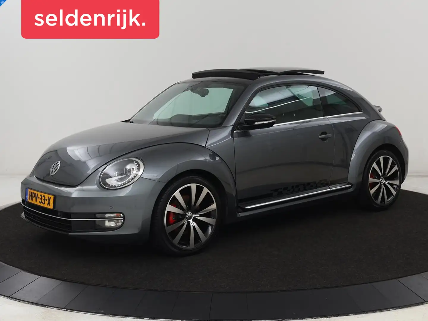 Volkswagen Beetle 2.0 TSI Sport | Panoramadak | Leder | Stoelverwarm Grijs - 1