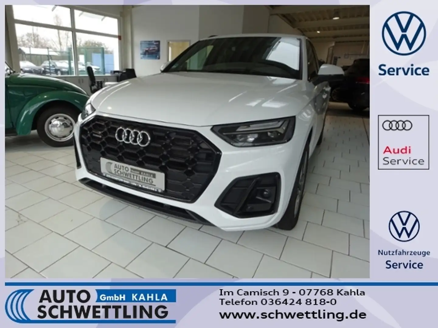 Audi Q5 50TFSI e S-tronic quattro S line KLIMA LED NAVI L Blanc - 1