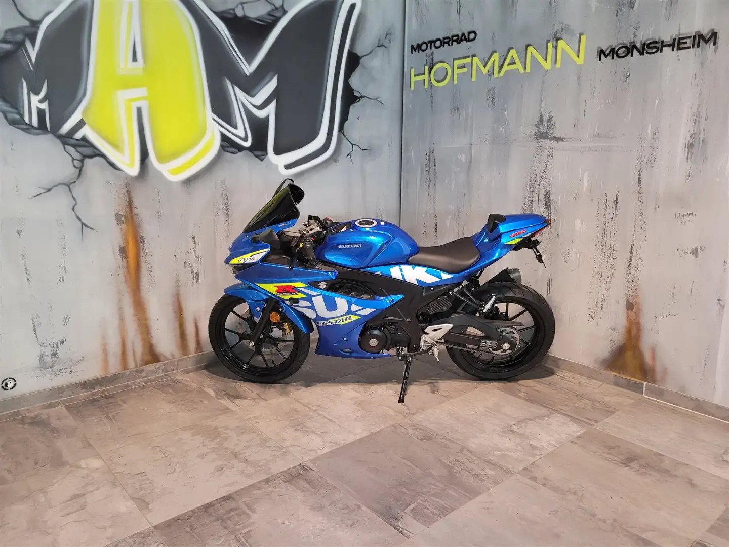 Suzuki GSX-R 125 Tageszulassung in blau mit Umbauten Blu/Azzurro - 2