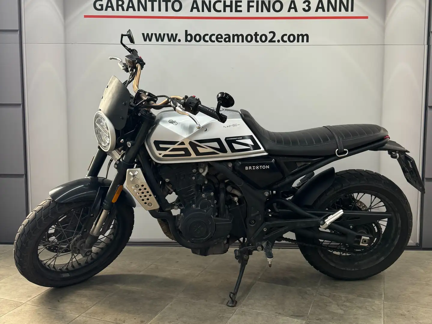 Brixton Crossfire 500 Argento - 1