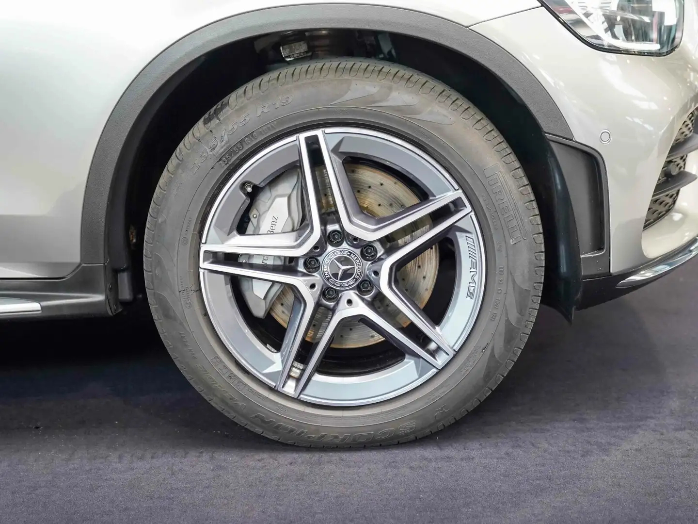 Mercedes-Benz GLC 400 GLC 400 d 4M AMG Line seidenbeige DISTRONIC AIR Argintiu - 2