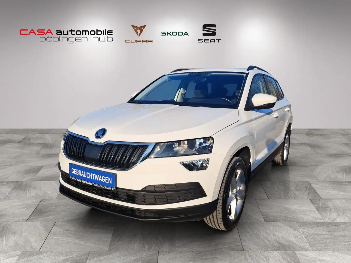 Skoda Karoq Ambition 1.5 TSI DSG Klima Weiß - 1