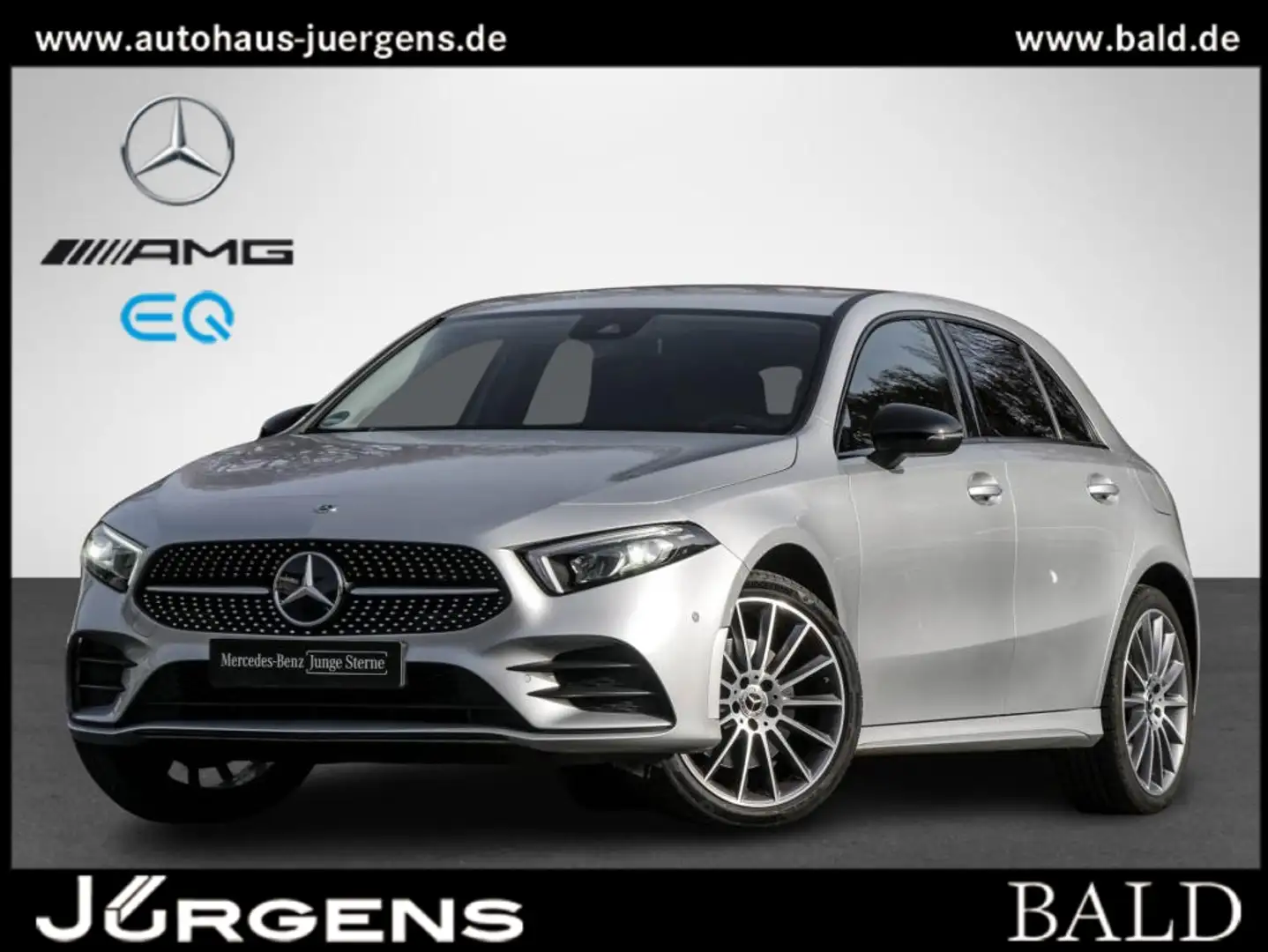 Mercedes-Benz A 250 e Kompaktlimousine AMG-Sport+Night+Cam+LED Silber - 1