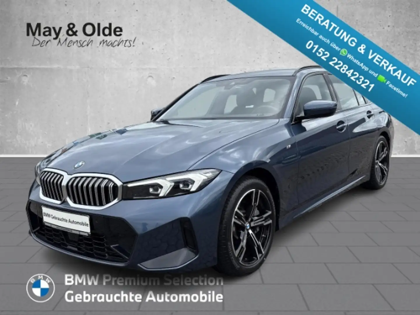 BMW 330 I XDRIVE M SPORT ACC LED Navi Digitales Cockpit El Blau - 1
