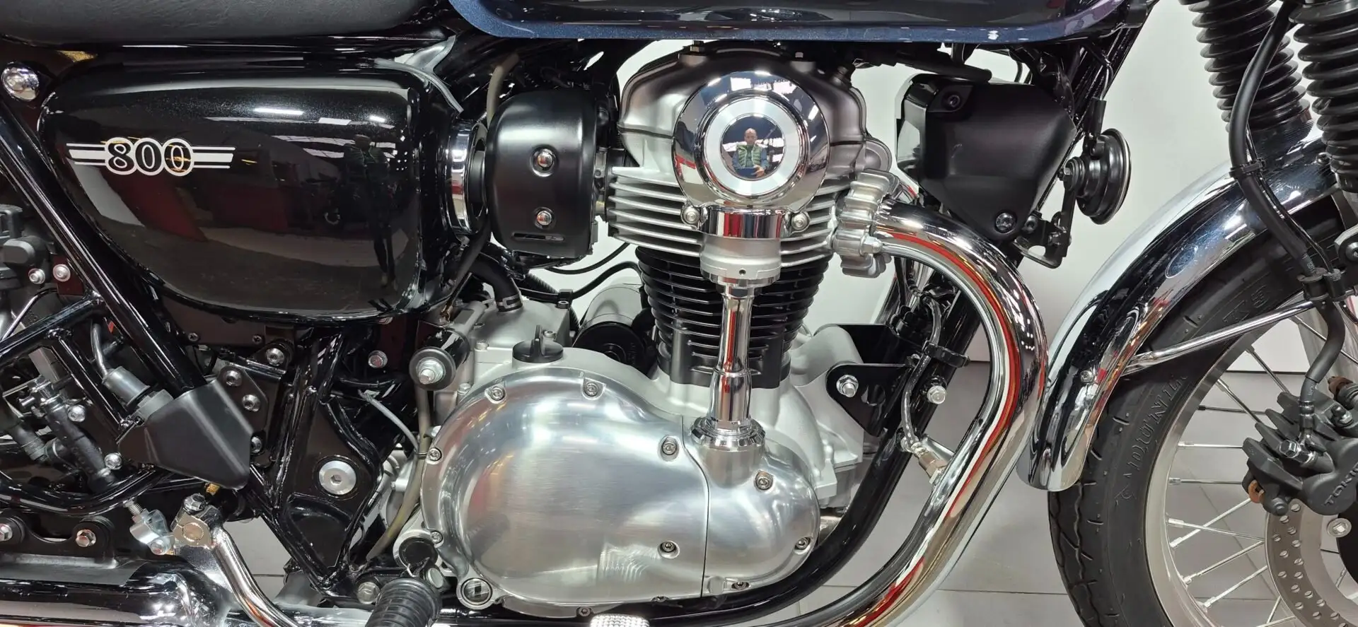 Kawasaki W 800 ***MOTODOC.BE*** Gris - 2