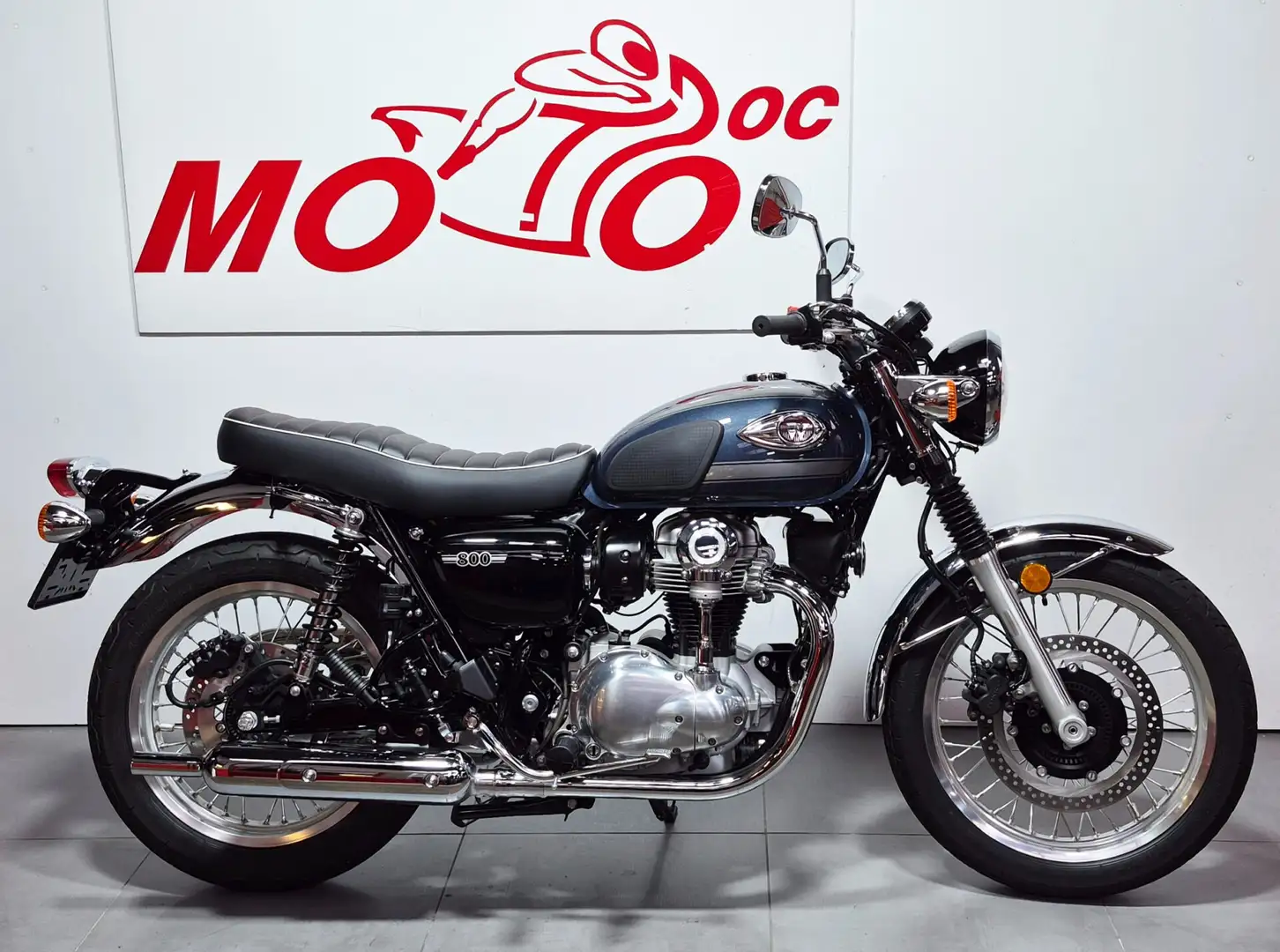 Kawasaki W 800 ***MOTODOC.BE*** Gris - 1