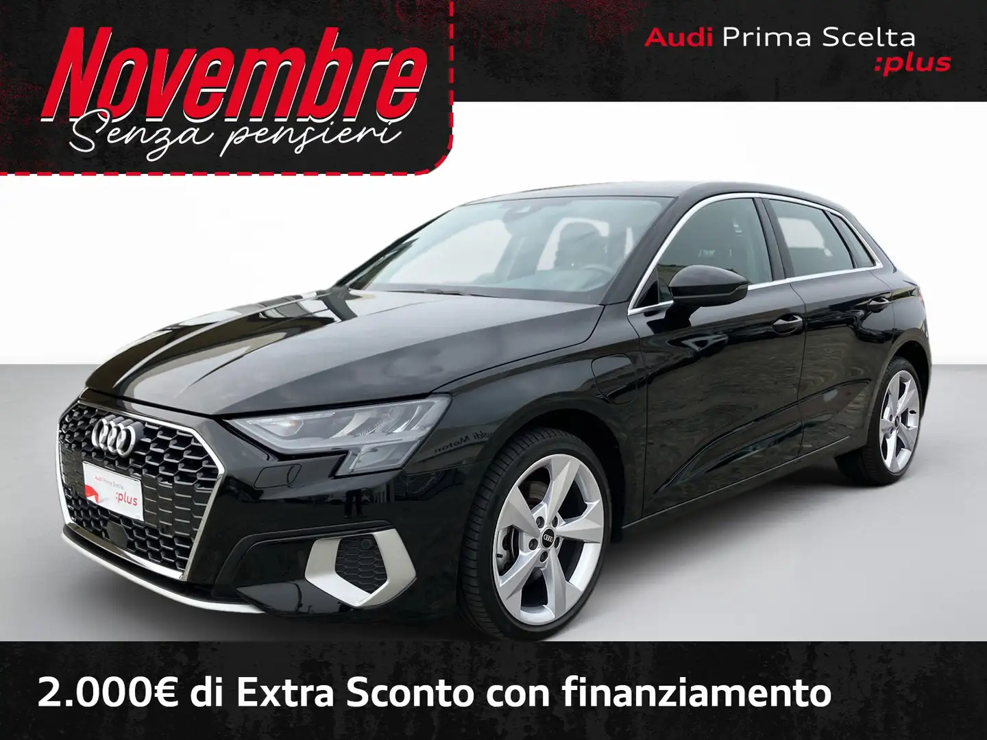 Audi A3 sportback 40 1.4 tfsi e business advanced s-tronic Schwarz - 1