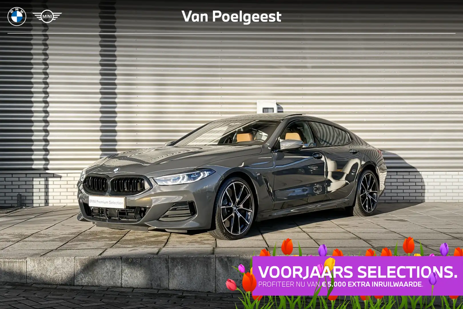 BMW 840 8 Serie Gran Coupé 840i xDrive High Executive / M Grijs - 1
