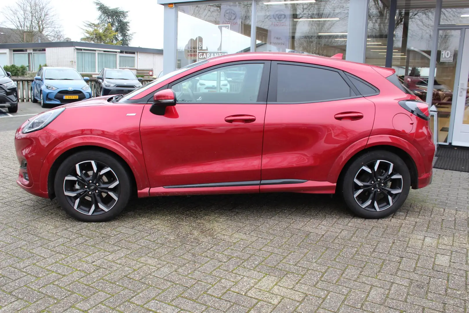 Ford Puma 1.0 EcoBoost Hybrid ST-Line X TREKHAAK STOEL/STUUR Rouge - 2