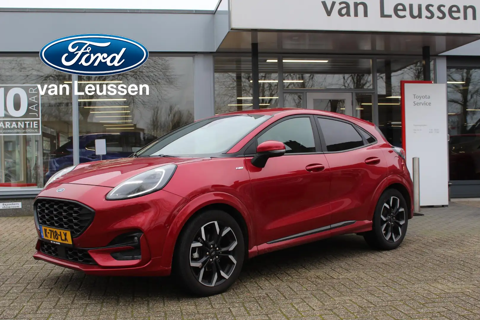 Ford Puma 1.0 EcoBoost Hybrid ST-Line X TREKHAAK STOEL/STUUR Rouge - 1