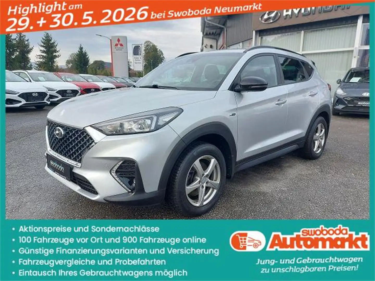Hyundai TUCSON Tucson 1,6 Crdi N-line DCT Silber - 1