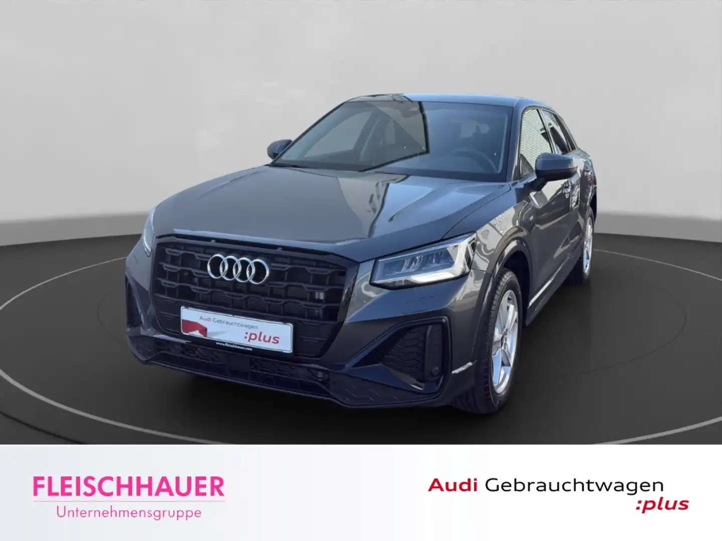 Audi Q2 35 TFSI S LINE DC+SOUND+LED+ El.HECKKL. Gris - 1