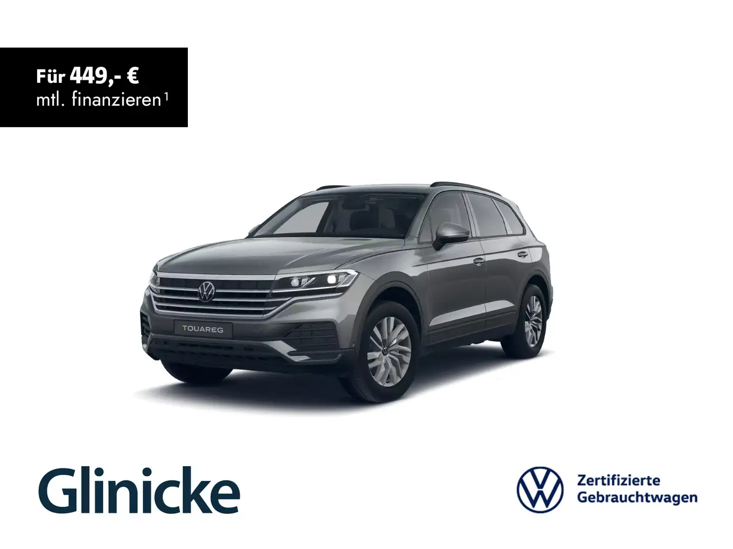 Volkswagen Touareg 3.0 TDI DSG 4MOTION AHK Luft Leder RüKa Gris - 1