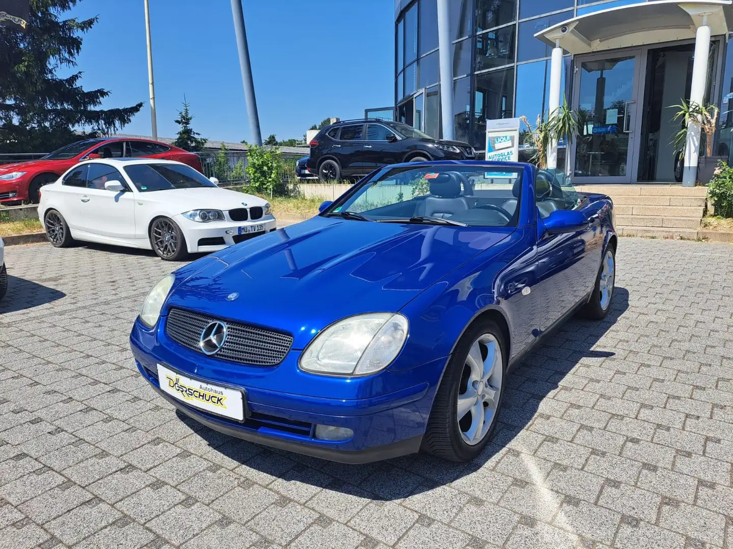 Mercedes-Benz SLK 200 Automatik Unfallfrei TOP ZUSTAND Leder Синій - 2