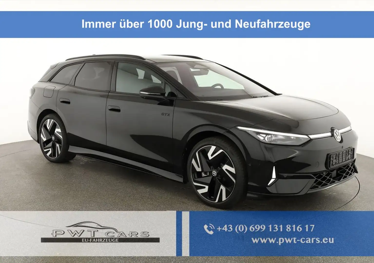 Volkswagen ID.7 Kombi GTX 250 kW 4Motion Tourer 4M, Pano, AHK, ... Schwarz - 1