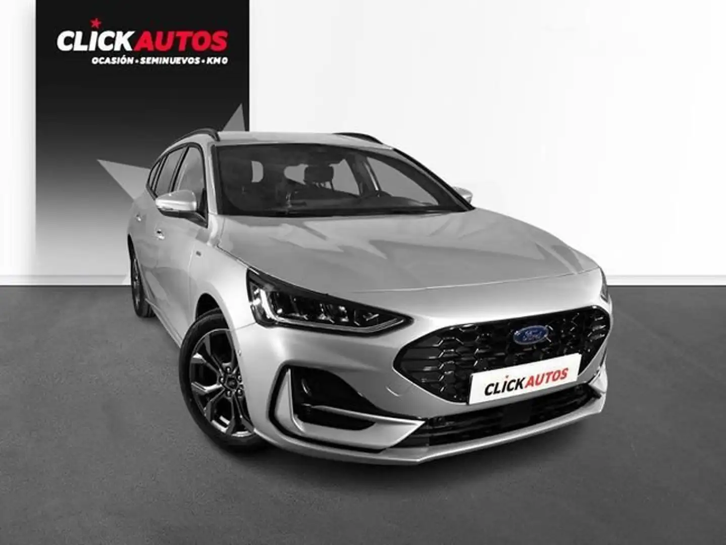 Ford Focus 1.0 Ecoboost 125CV MHEV ST Line Plateado - 2