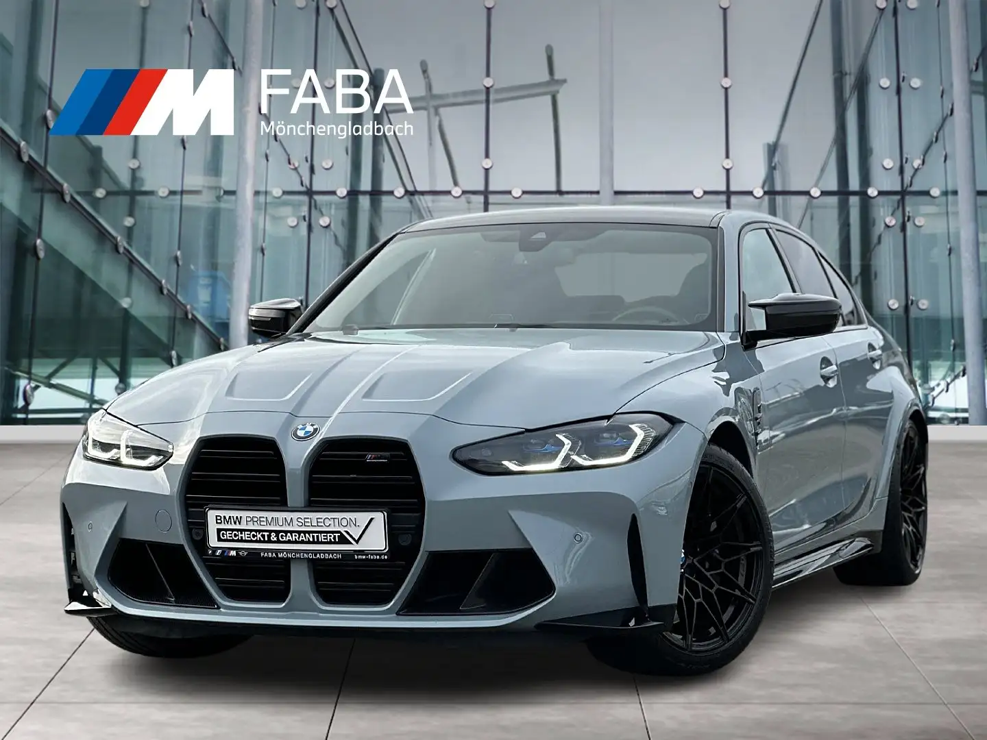 BMW M3 Competition Laserlicht HK HiFi DAB Tempomat Gris - 1