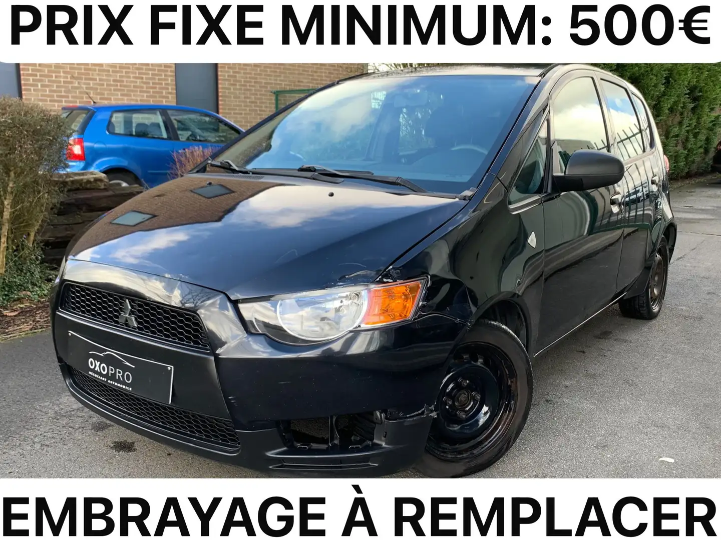 Mitsubishi Colt 1.1i/AIRCO/EMBRAYAGE A REMPLACER/PRIX FIXE 500€ Noir - 1
