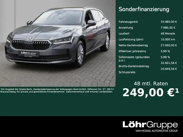 2025 Skoda Superb in Grey for sale