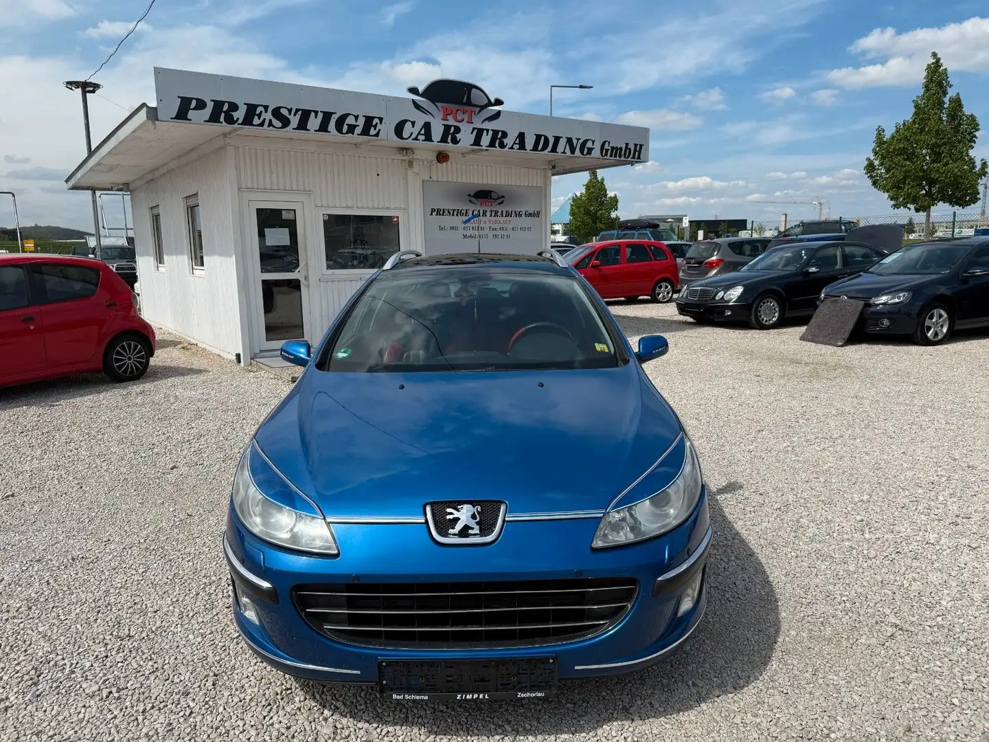 Peugeot 407 SW Platinum*PANORAMA*LEDER*NAVI*XENON* Azul - 2