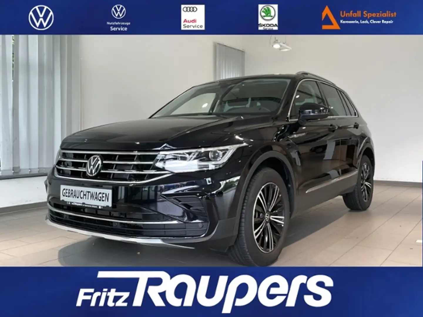 Volkswagen Tiguan 2.0 DSG 4x4 Elegance +NAVI+KAMERA Noir - 1