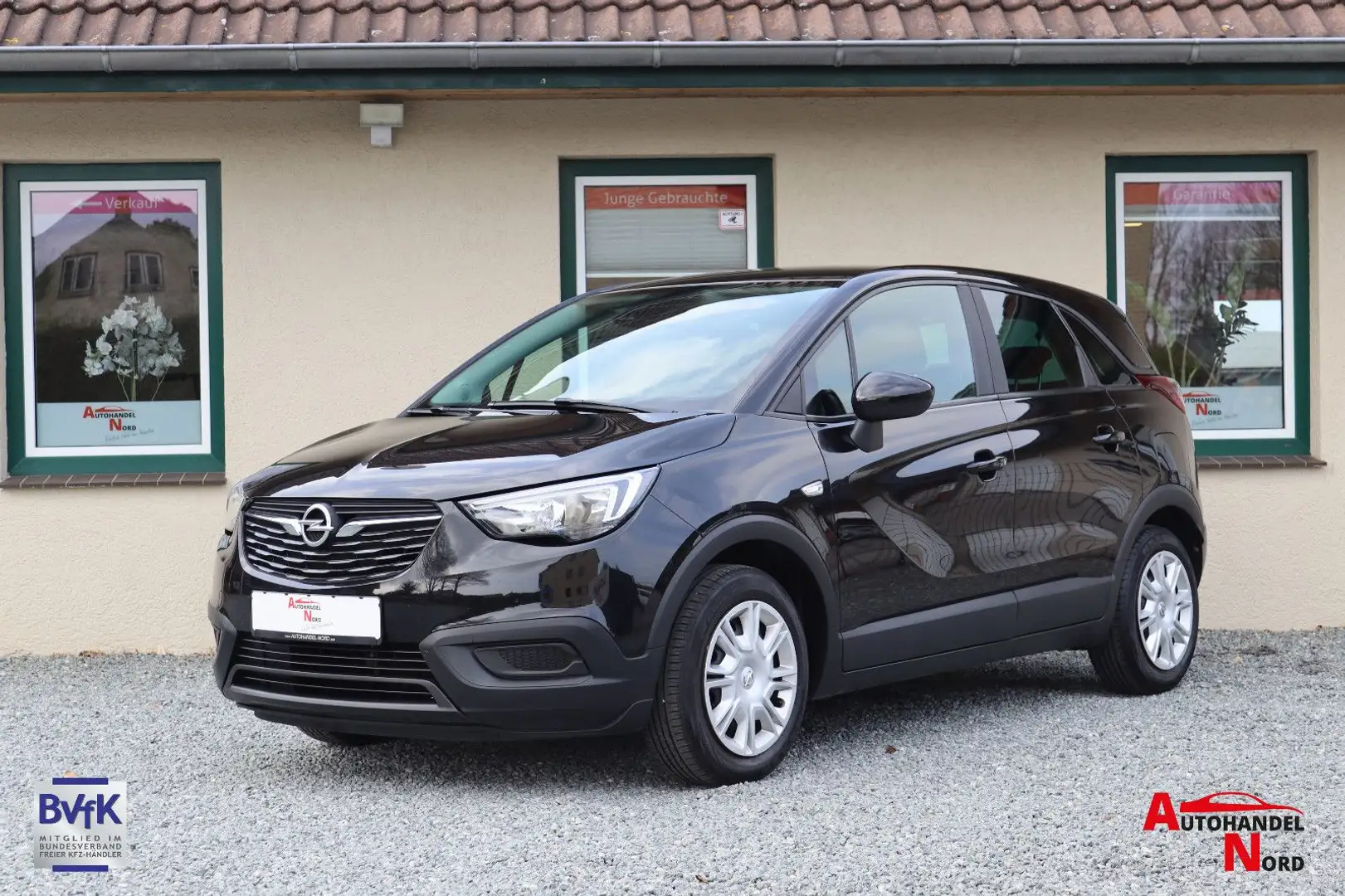 Opel Crossland X 1.2 AHK/Klima/Navi ü. CarPlay/Temp Schwarz - 1