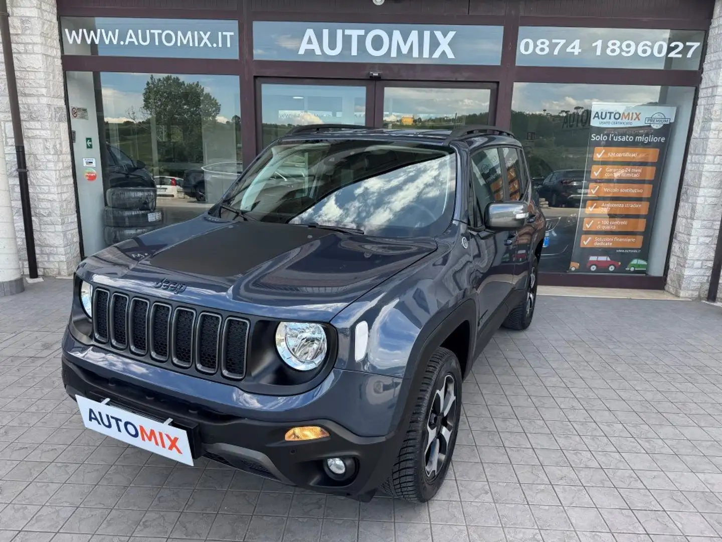 Jeep Renegade 1.3 T4 Phev Trailhawk 4xe At6 4x4 Grigio - 2