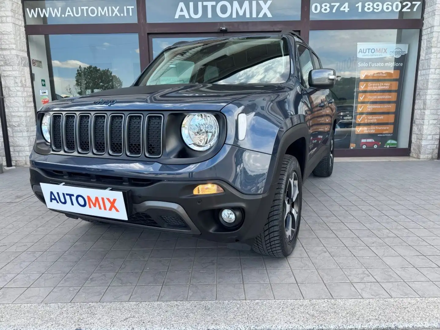 Jeep Renegade 1.3 T4 Phev Trailhawk 4xe At6 4x4 Grigio - 1