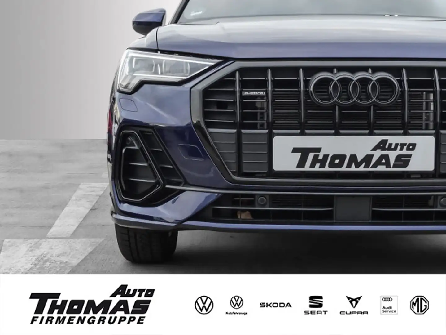Audi Q3 S line 45 TFSI quattro S tronic NAVI+SONOS Blau - 1