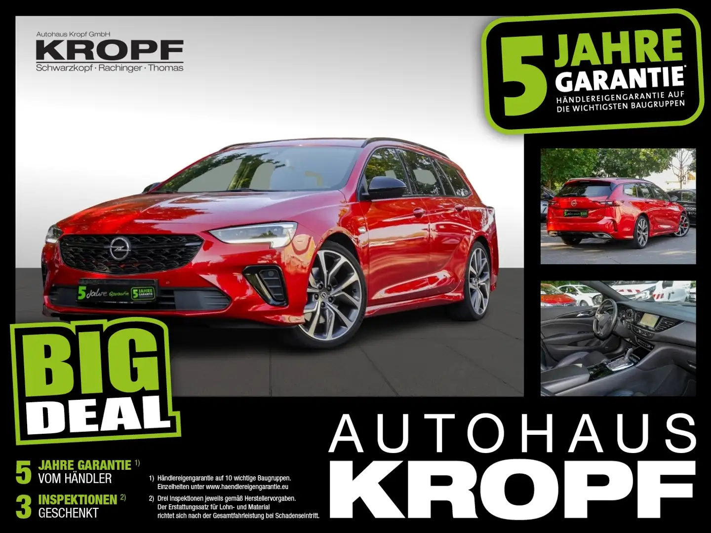 Opel Insignia B Sports Tourer 2.0 GSi ACC FLA AHK Rot - 1