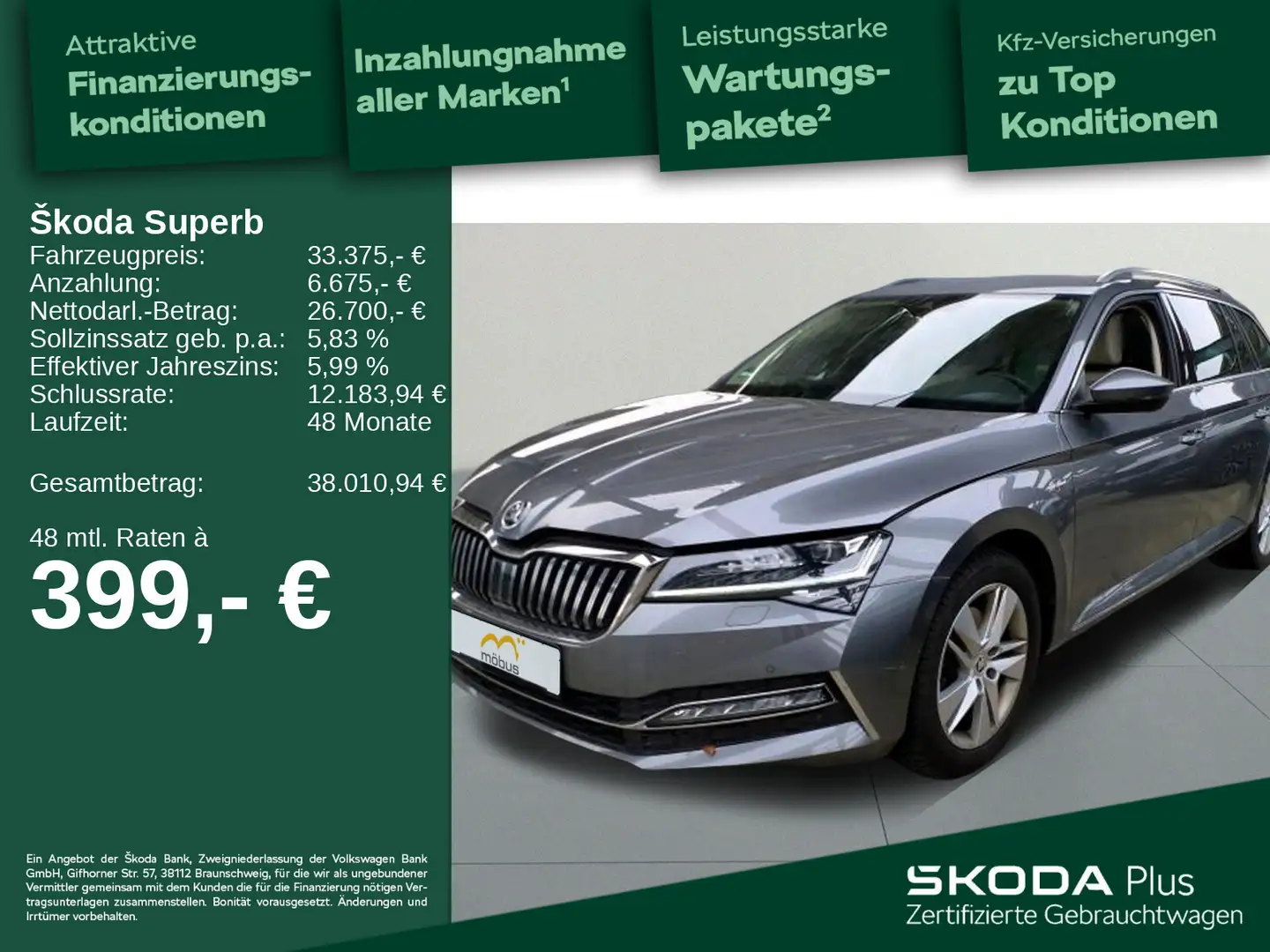 Skoda Superb Combi 2.0 TDI L&K *DSG*KESSY*RFK*APP*AHK* Grau - 1