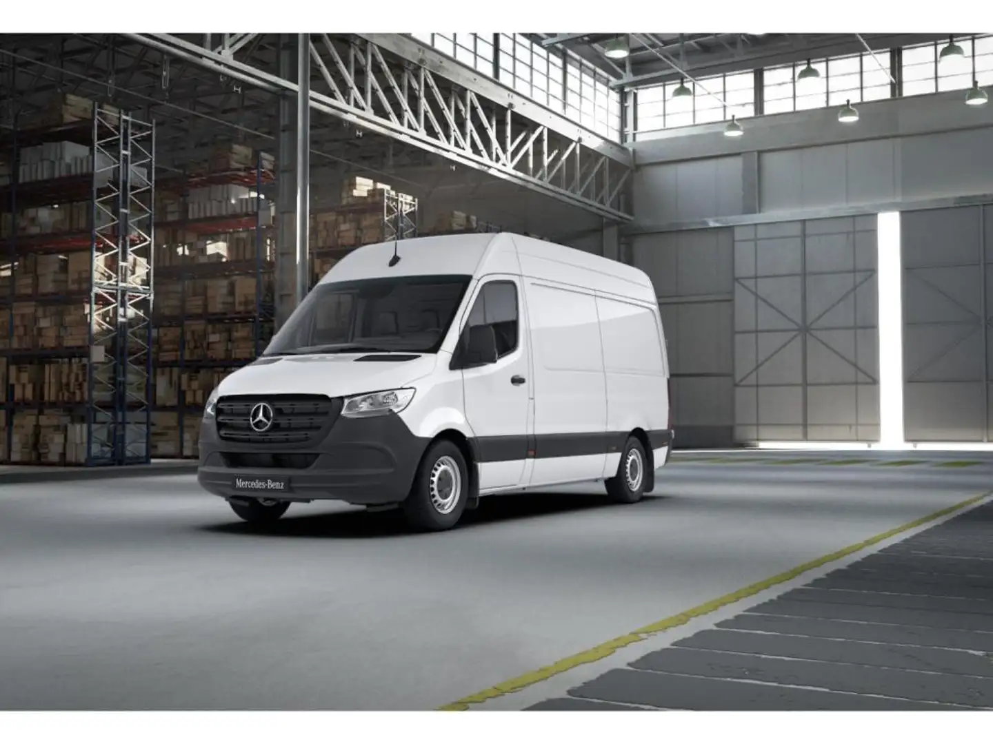 Mercedes-Benz Sprinter 316 CDI Kasten RWD PDC MBUX Anhängerk. Blanc - 1