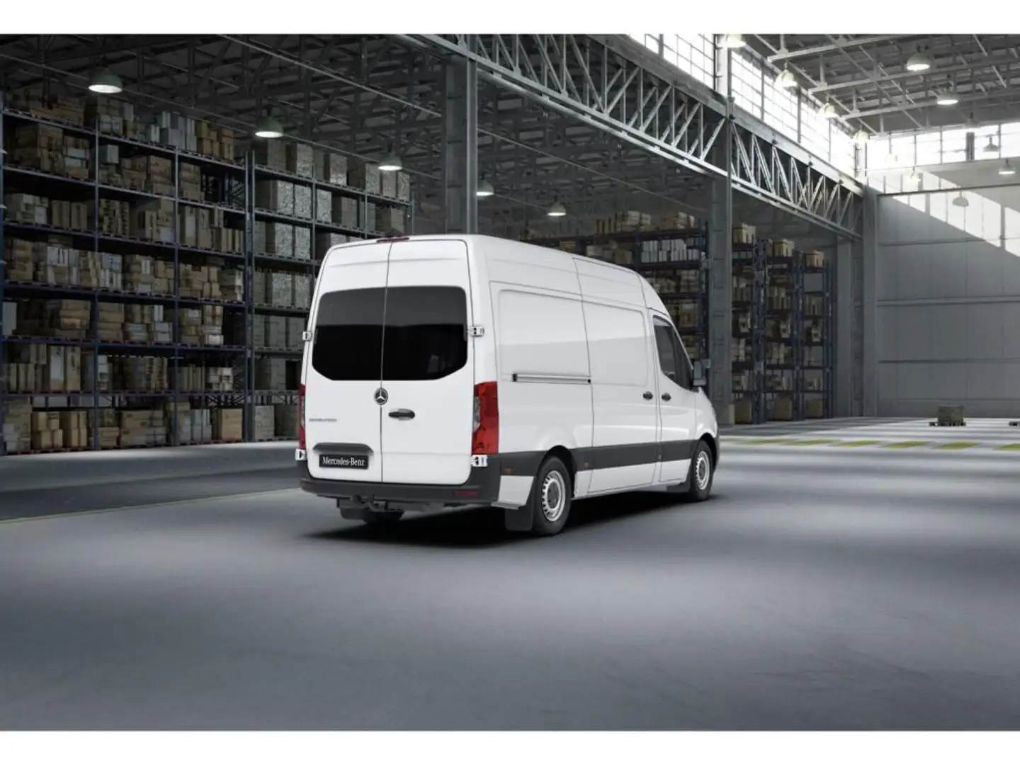 Mercedes-Benz Sprinter 316 CDI Kasten RWD PDC MBUX Anhängerk. Blanc - 2