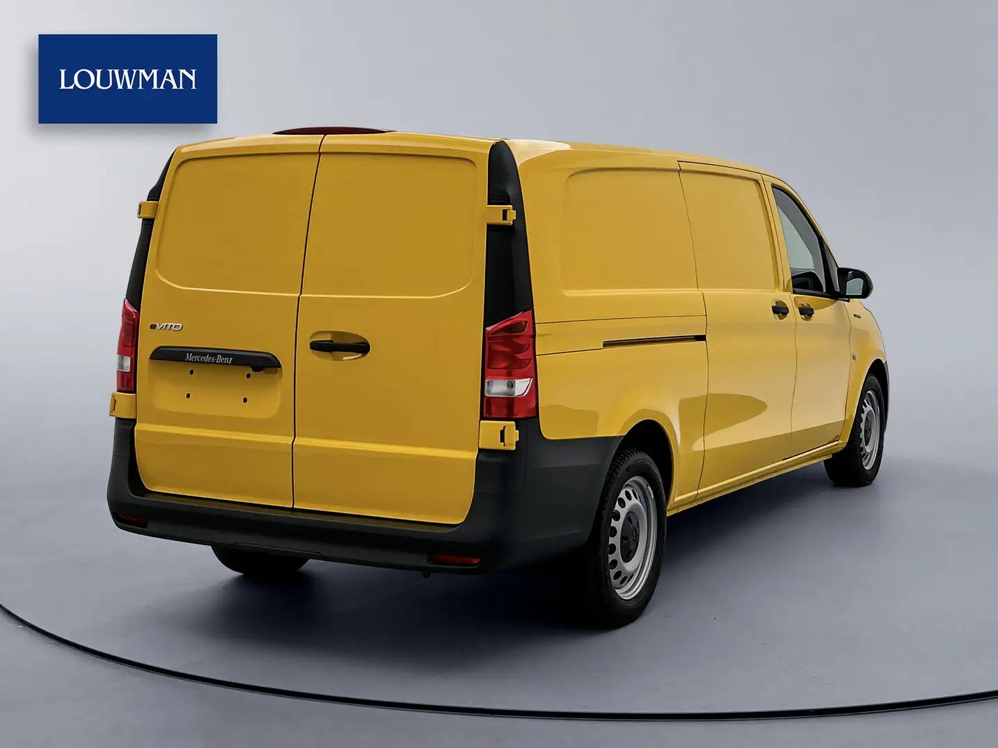 Mercedes-Benz Vito eVito 112 L3 66kWh DHL | GRATIS Wallbox | Smartpho Jaune - 2