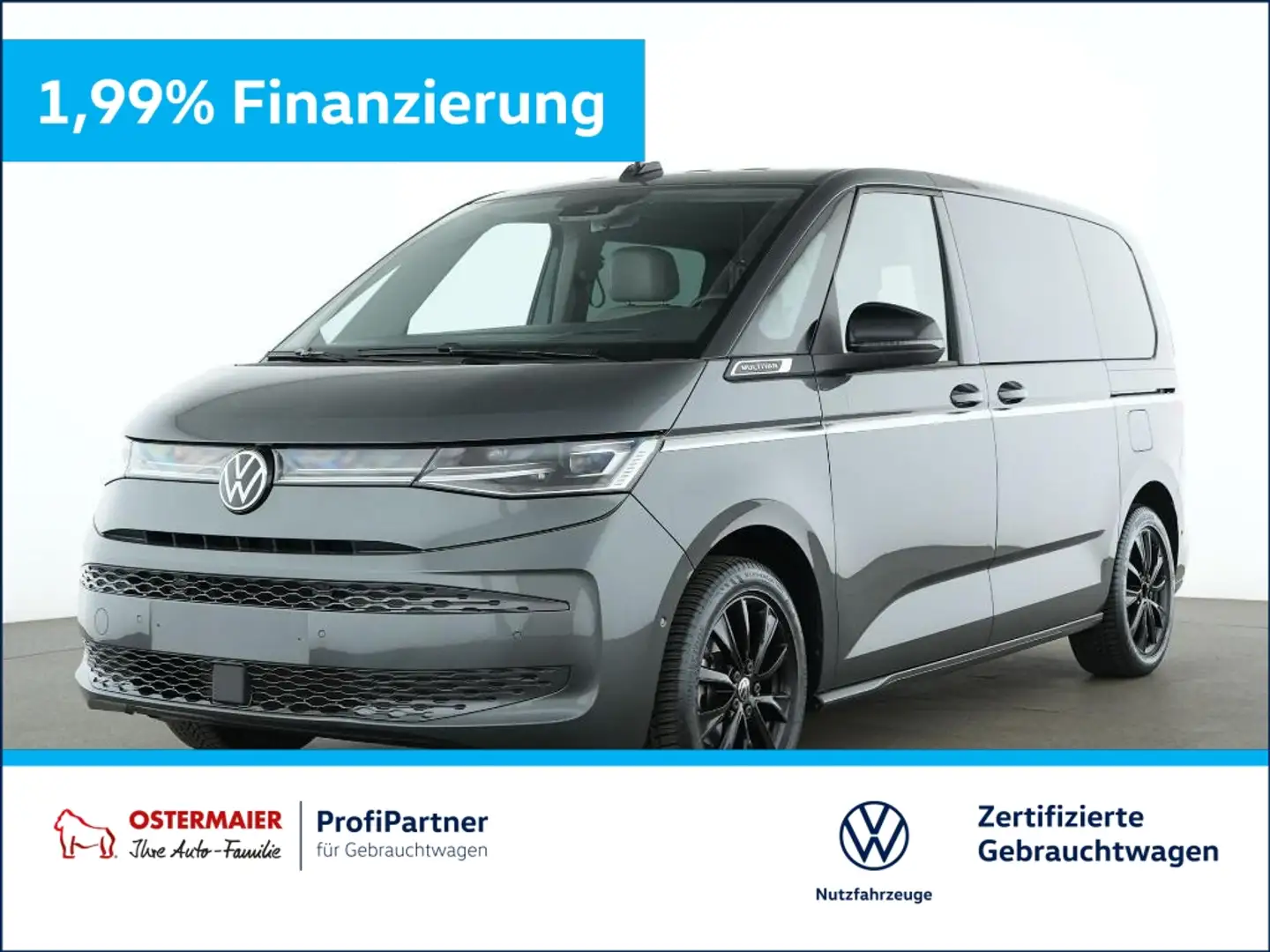 Volkswagen T7 Multivan STYLE 2.0TDI 150PS DSG UPE74 MATRIX.7SITZ.AHK.HuD. Gris - 1