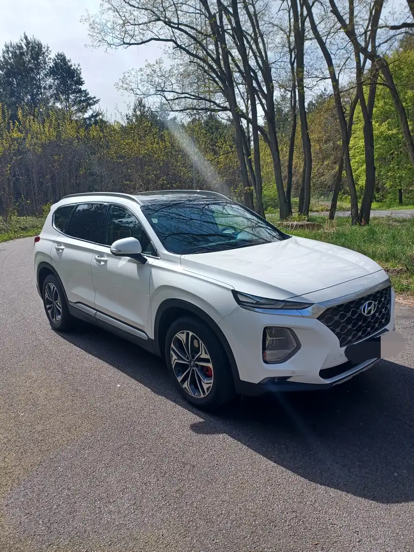 Hyundai SANTA FE Premium 4WD Blanc - 2