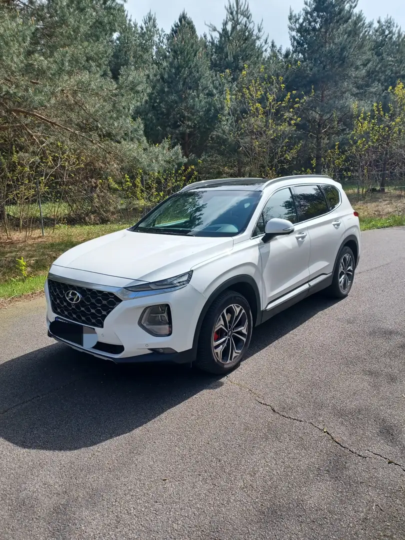 Hyundai SANTA FE Premium 4WD Blanc - 1