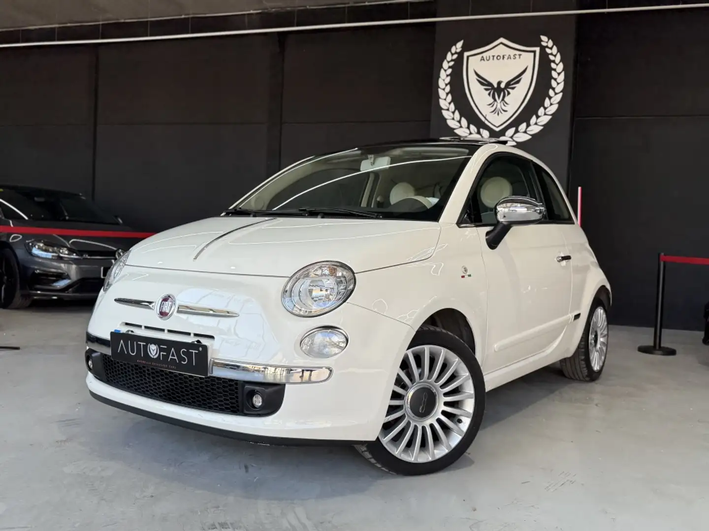 Fiat 500 Pequeño Automático de 3 Puertas Blanco - 1