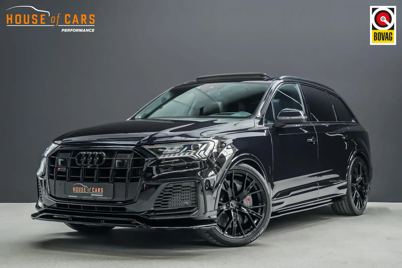 Audi SQ7 4.0 507pk TFSI quattro |keramisch|panoramadak|luch Negru - 1