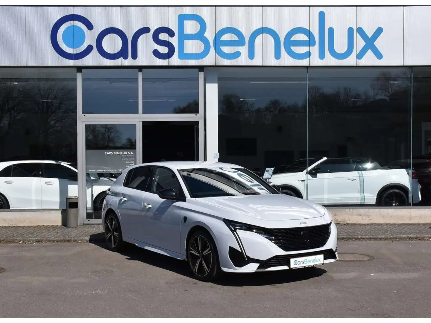 Peugeot 308 1.5 BlueHDI GT EAT8 REGUL GPS LANE CAM NEUVE Blanc - 1