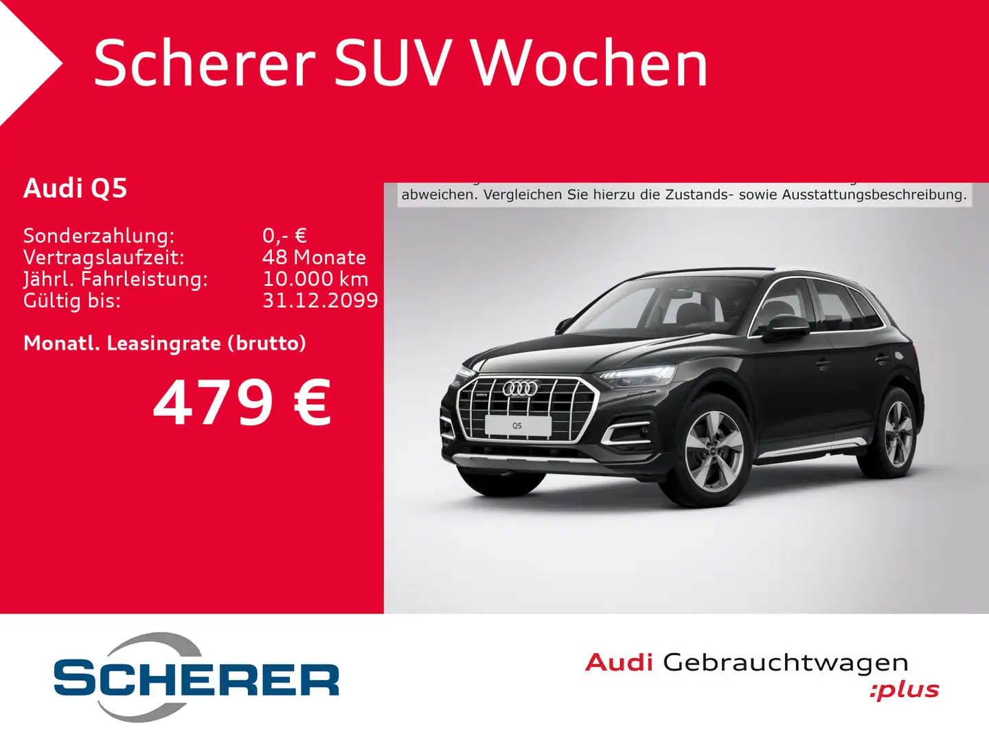 Audi Q5 advanced 40 TDI qu. S tronic MATRIX NAVI AHK Schwarz - 1