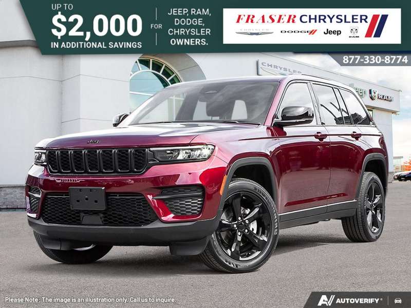 Red 2025 Jeep Grand Cherokee SUV / Crossover Four-Wheel Drive 8-Speed Automatic