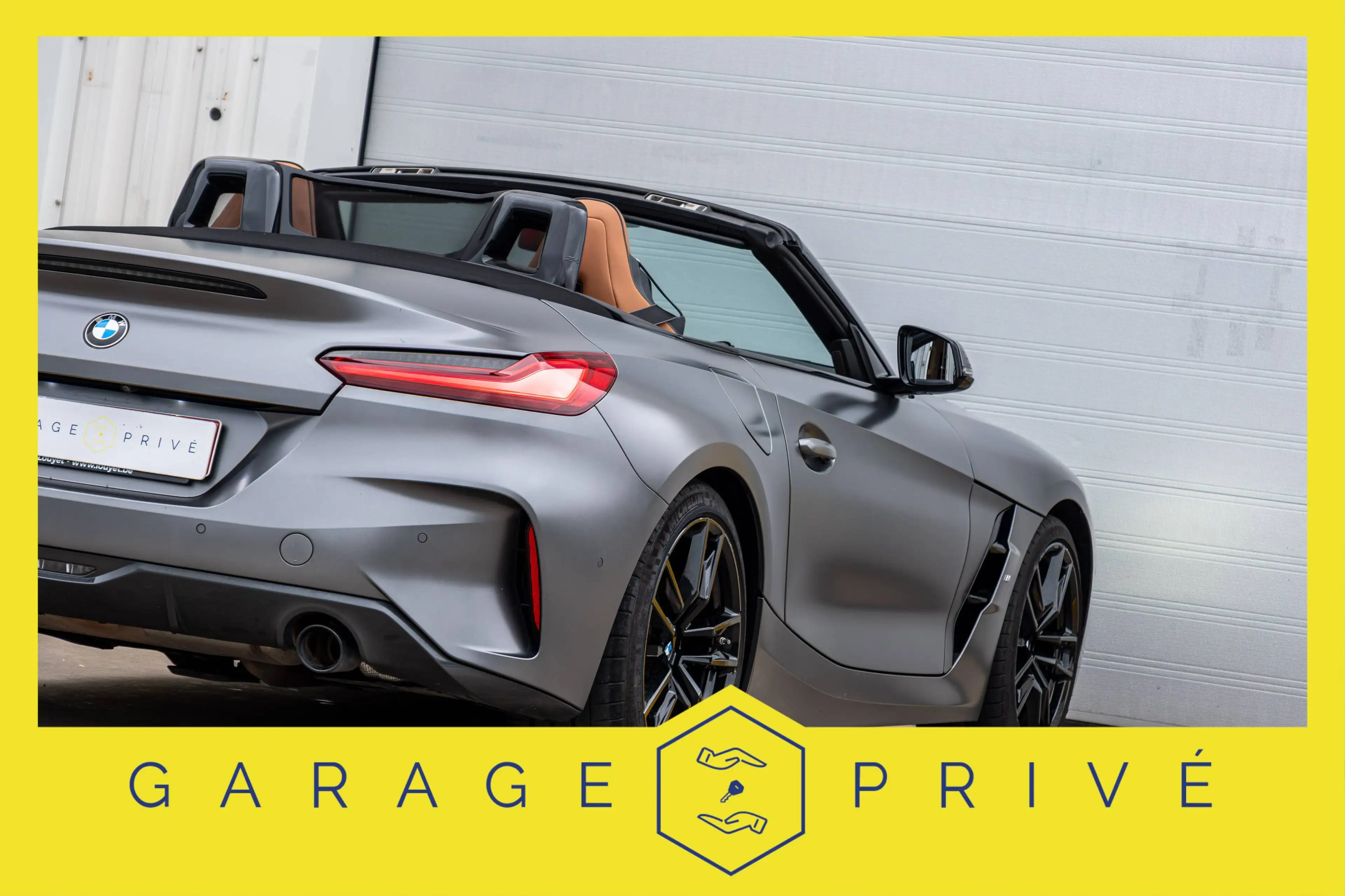 BMW Z4 Z4 2.0i 197CV | FROZEN GREY - COGNAC | KEYLESS | HUP | HK SOUND | GARANTIE 12-60M